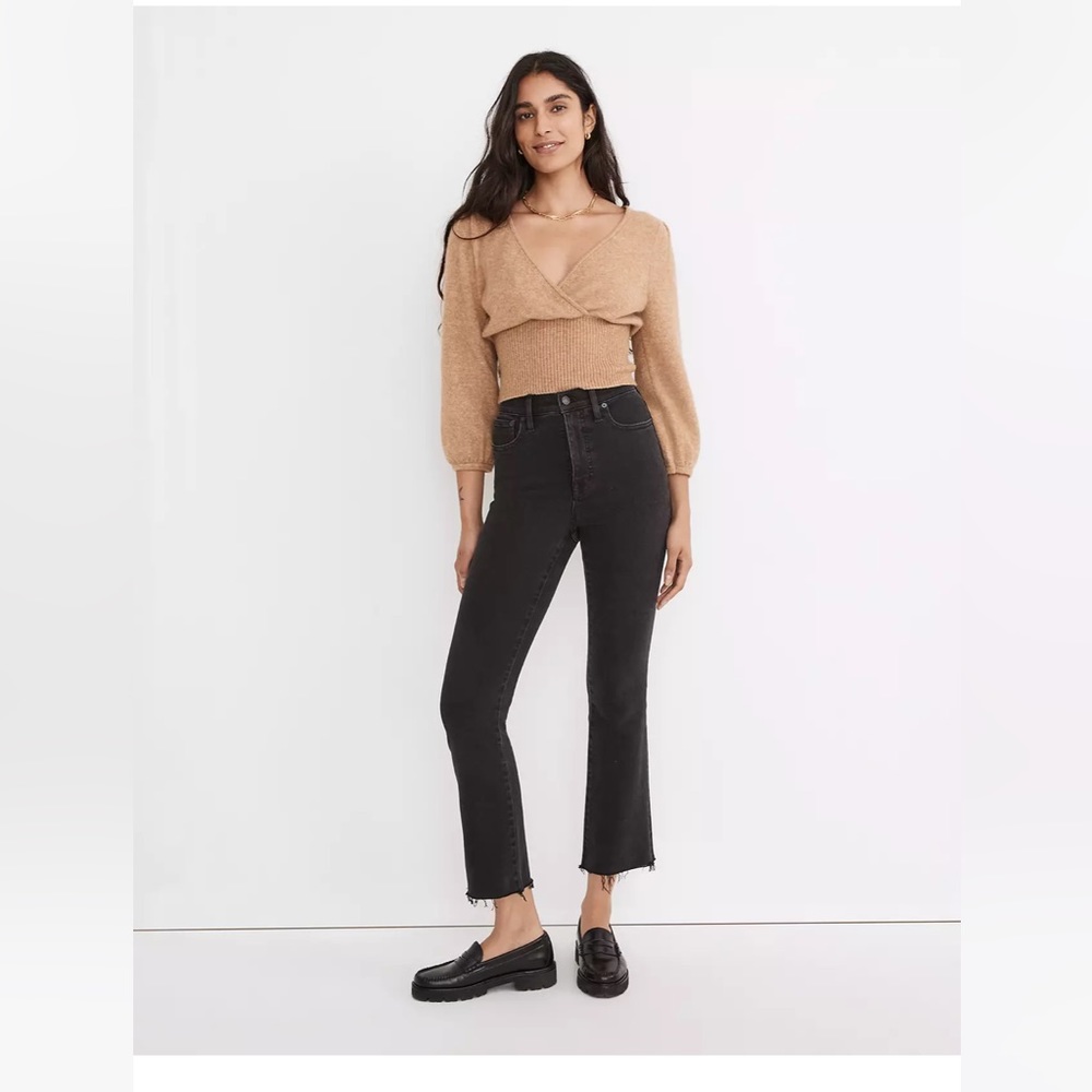 Cali Demi-Boot Jeans in Bayland Wash: Raw-Hem Edition Petite length